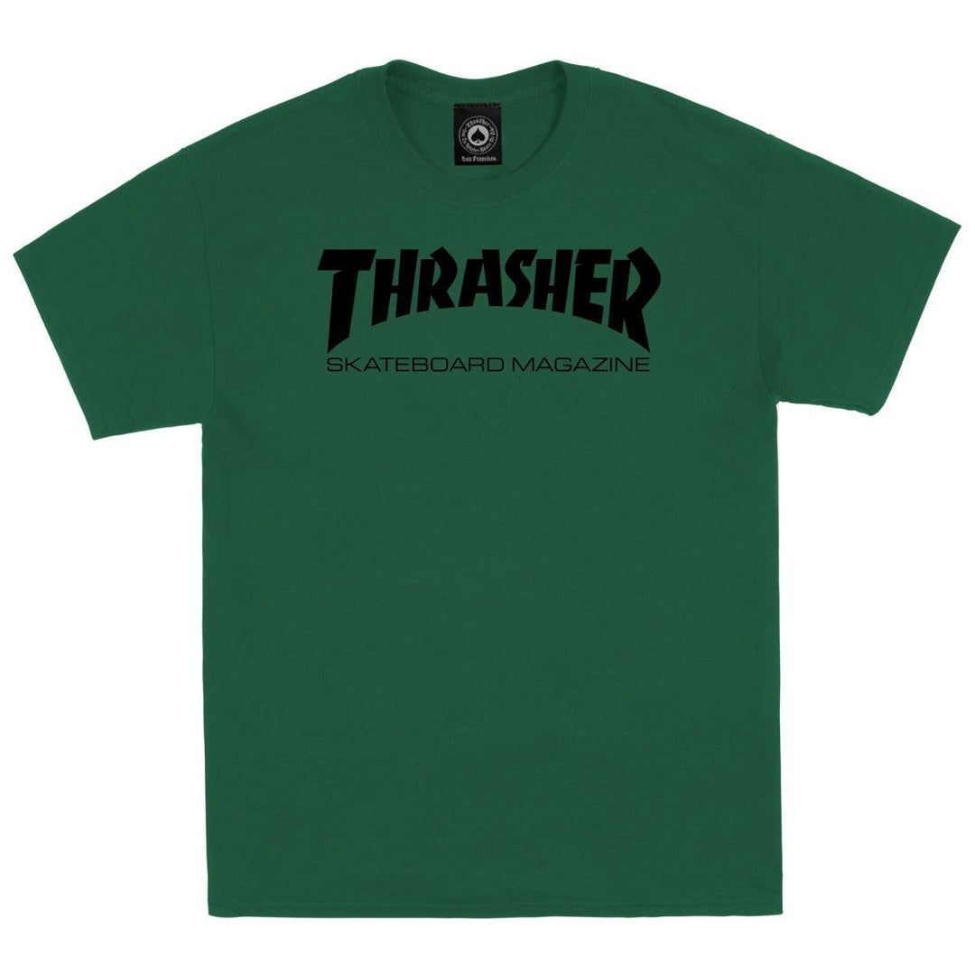 THRASHER Skate Mag Tee Army Green - Impact Skate