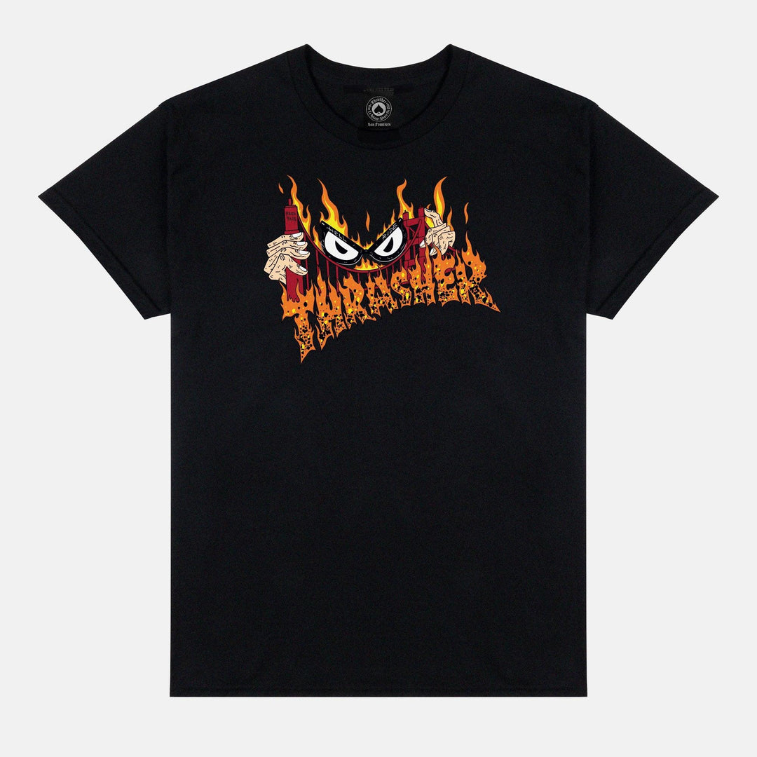 THRASHER Sucka Free Tee Black - Impact Skate