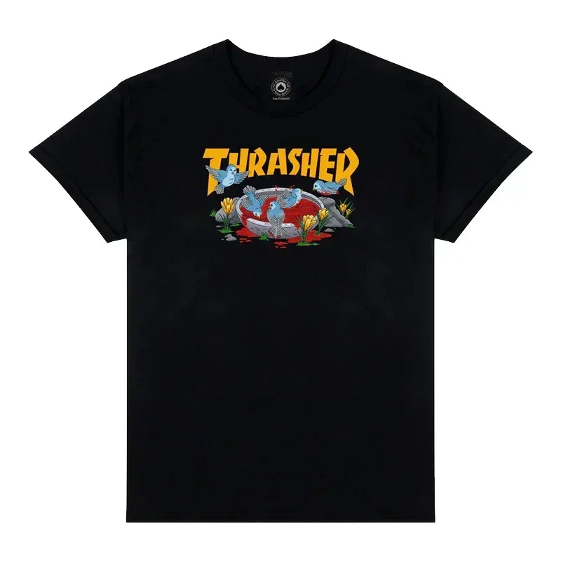THRASHER Bison Tee Brown