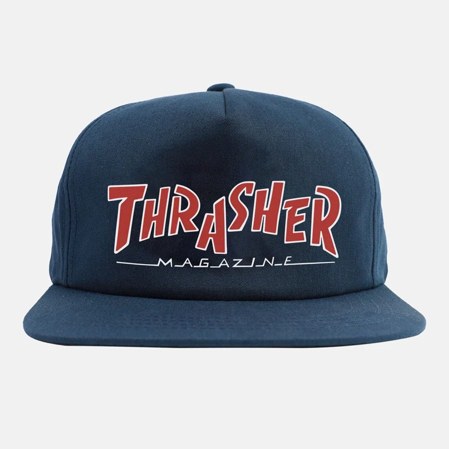 THRASHER Parra Mag Snapback Hat Navy