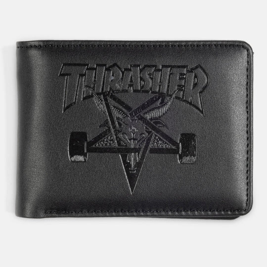 THRASHER Skategoat Leather Wallet Black