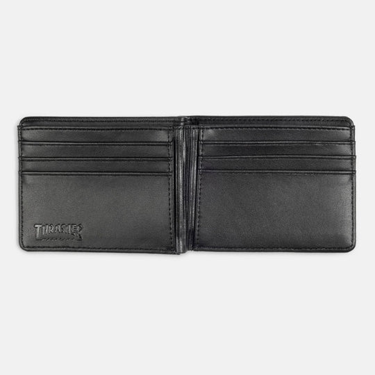 THRASHER Skategoat Leather Wallet Black