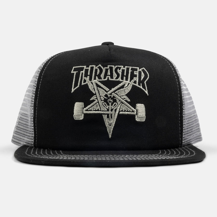 THRASHER Skategoat Trucker Hat Black/Grey