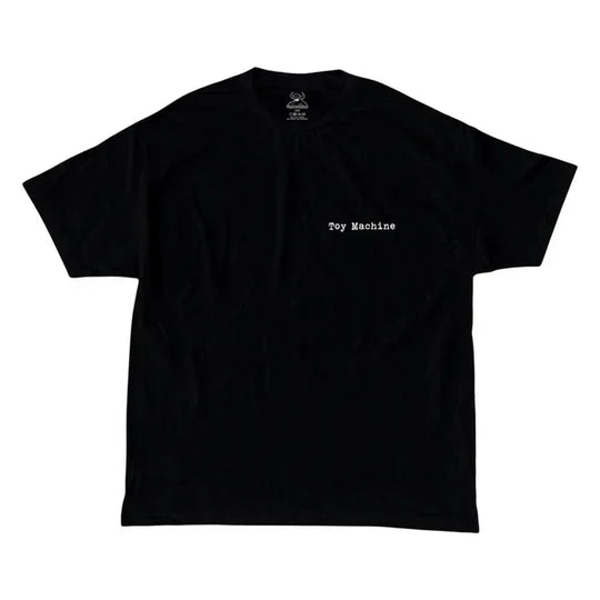 TOY MACHINE Charred Cross Tee Black