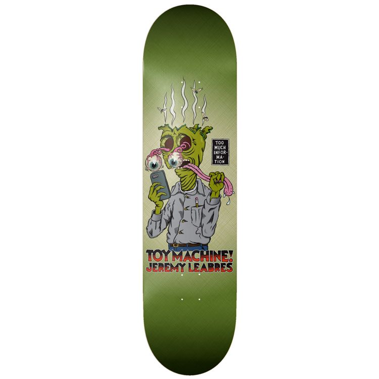 TOY MACHINE Leabres Too Much Deck 8.38