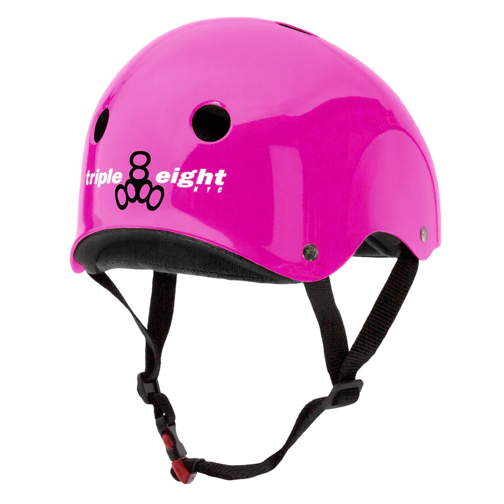 TRIPLE 8 Certified Sweatsaver Helmet Pink Glossy