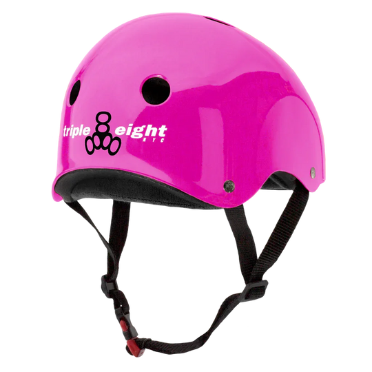 TRIPLE 8 Certified Sweatsaver Helmet Pink Glossy