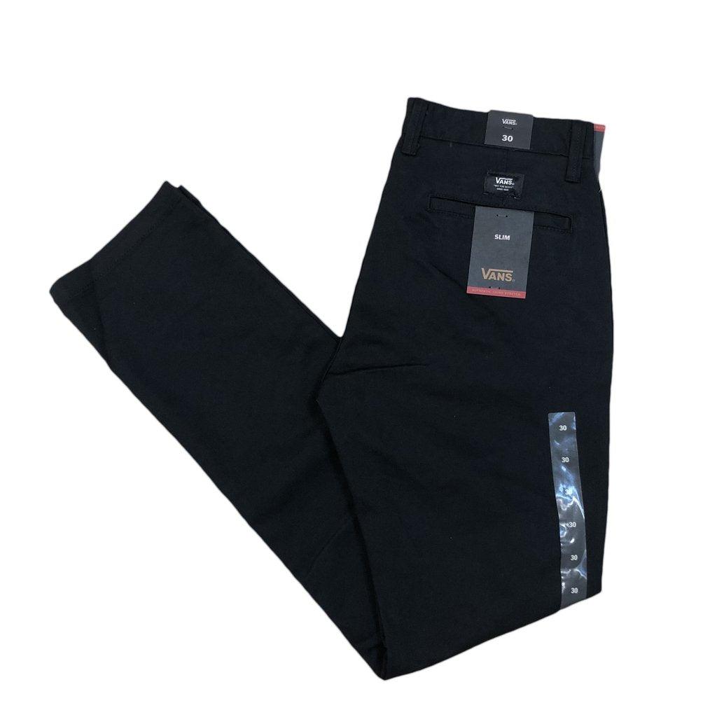 VANS Authentic Chino Slim Pant Black - Impact Skate