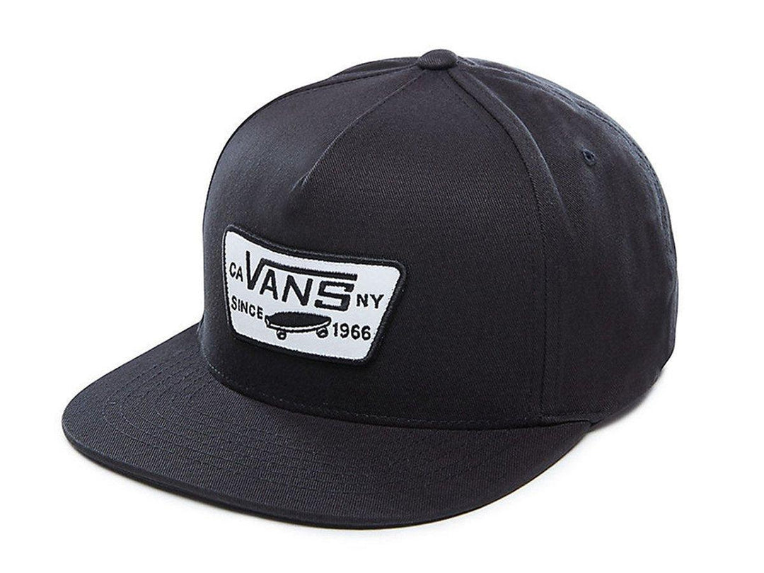 VANS Full Patch Snapback Hat True Black - Impact Skate