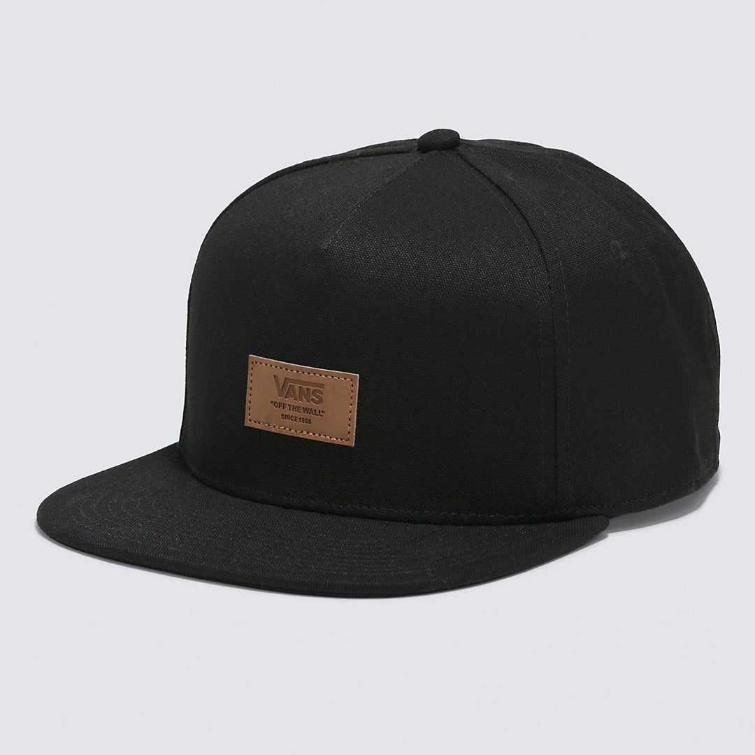 VANS Off The Wall Patch Snapback Hat Black - Impact Skate