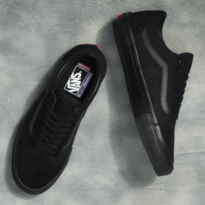 VANS Skate Old Skool Black/Black - Impact Skate