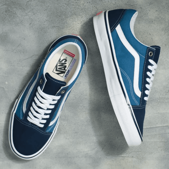 VANS Skate Old Skool Navy/White - Impact Skate