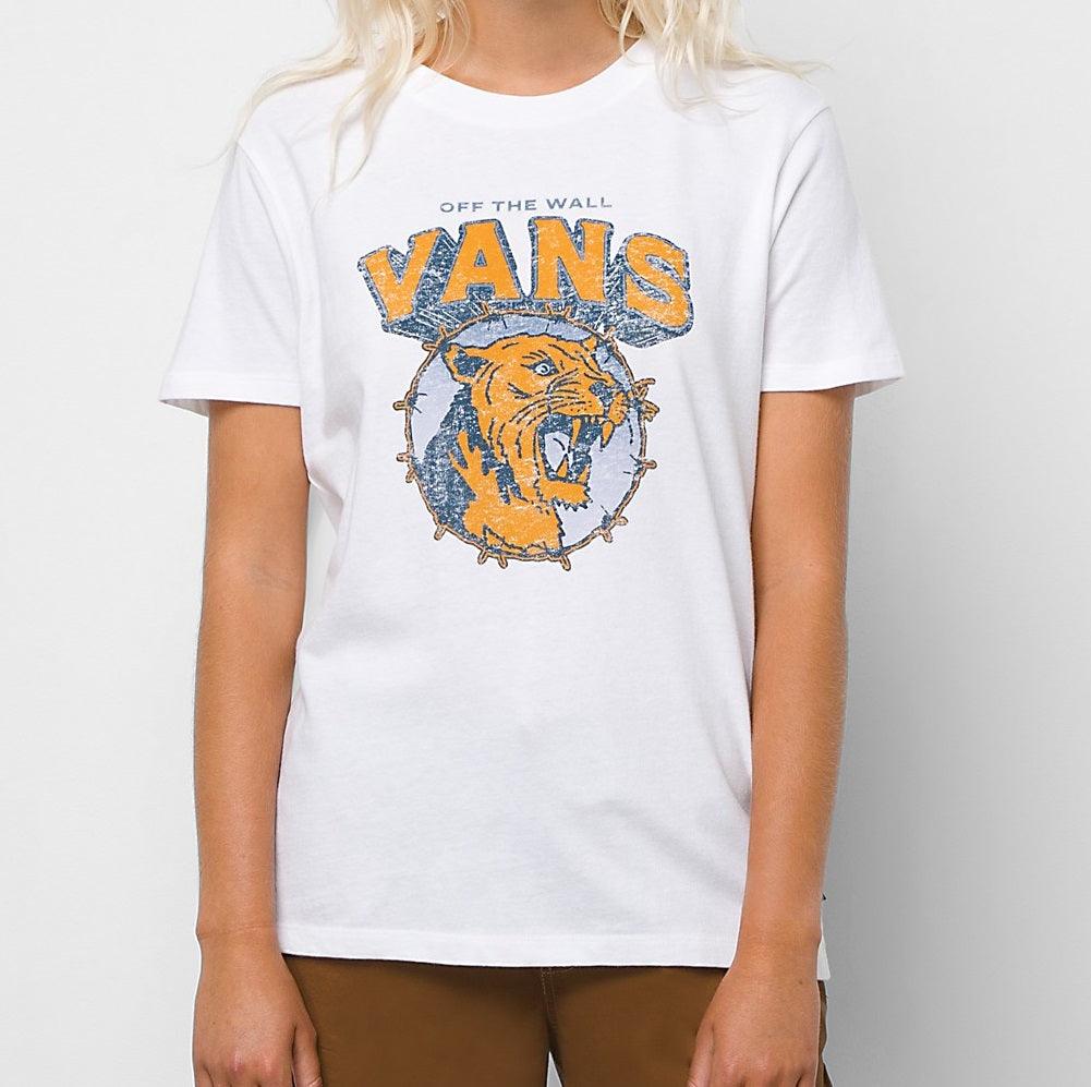 VANS Women's Rawr Cat Tee White - Impact Skate