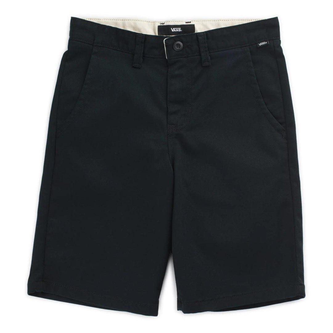 VANS Youth Authentic Chino Stretch Shorts Black - Impact Skate