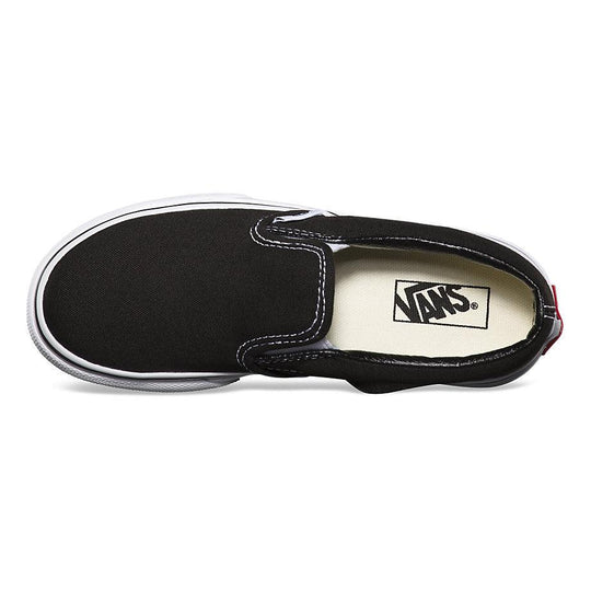 VANS Youth Classic Slip-On Black/True White - Impact Skate