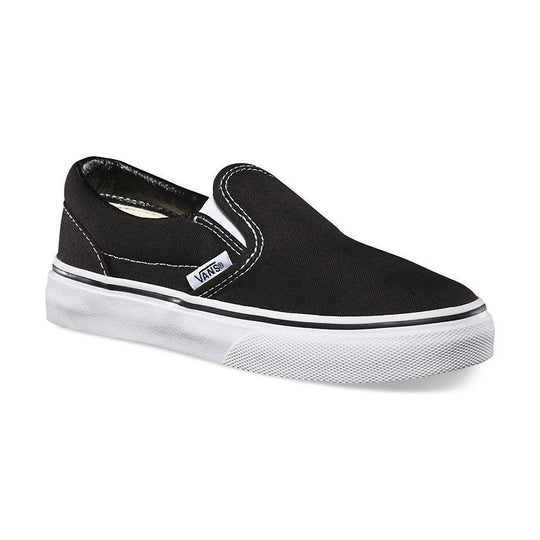 VANS Youth Classic Slip-On Black/True White - Impact Skate