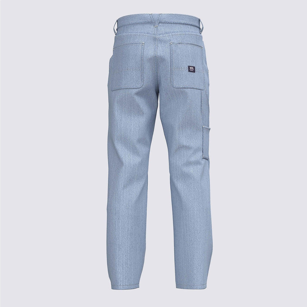 VANS Youth Drill Chore Carpenter Denim Pants Blue Ice - Impact Skate