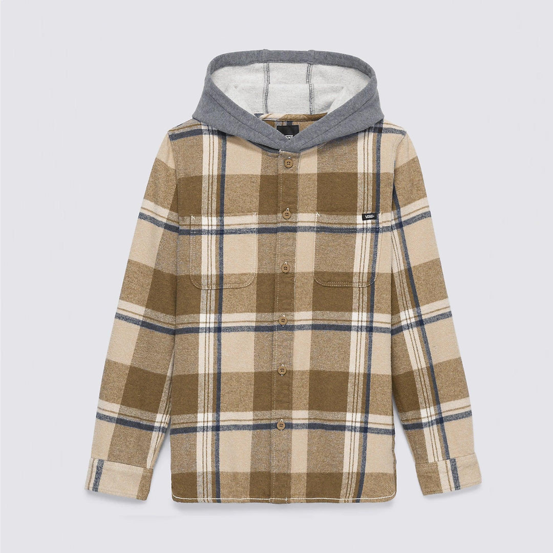 VANS Youth Lopes Hooded Flannel Dirt - Impact Skate