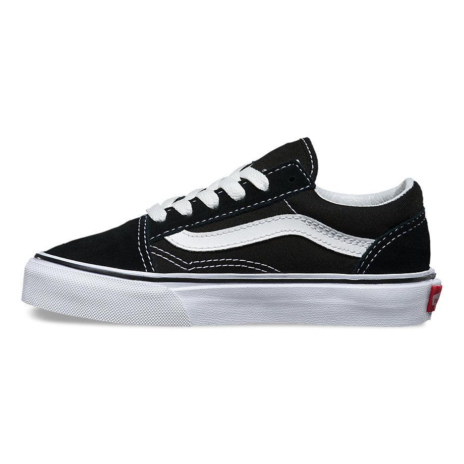 VANS Youth Old Skool Black/True White - Impact Skate