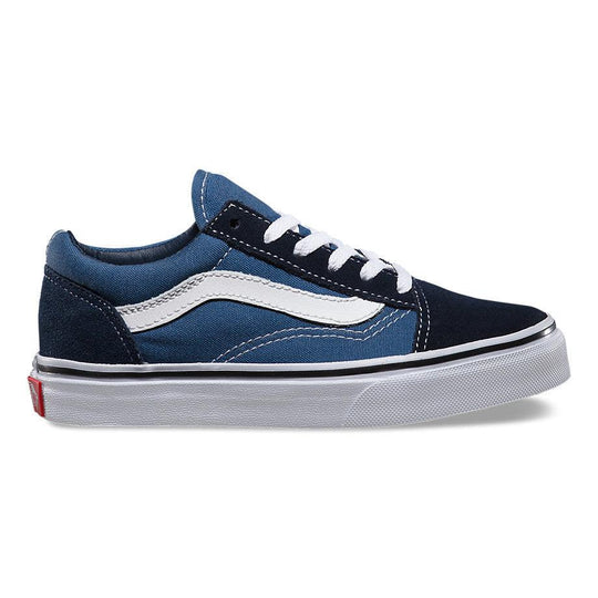 VANS Youth Old Skool Navy/True White - Impact Skate