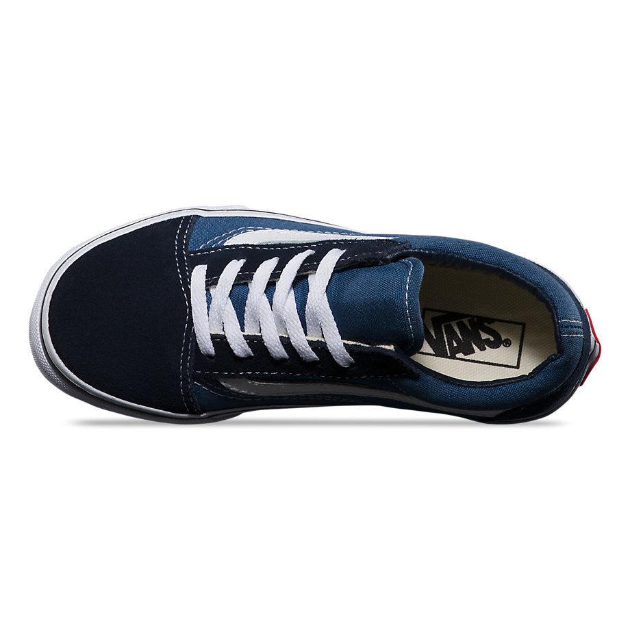 VANS Youth Old Skool Navy/True White - Impact Skate