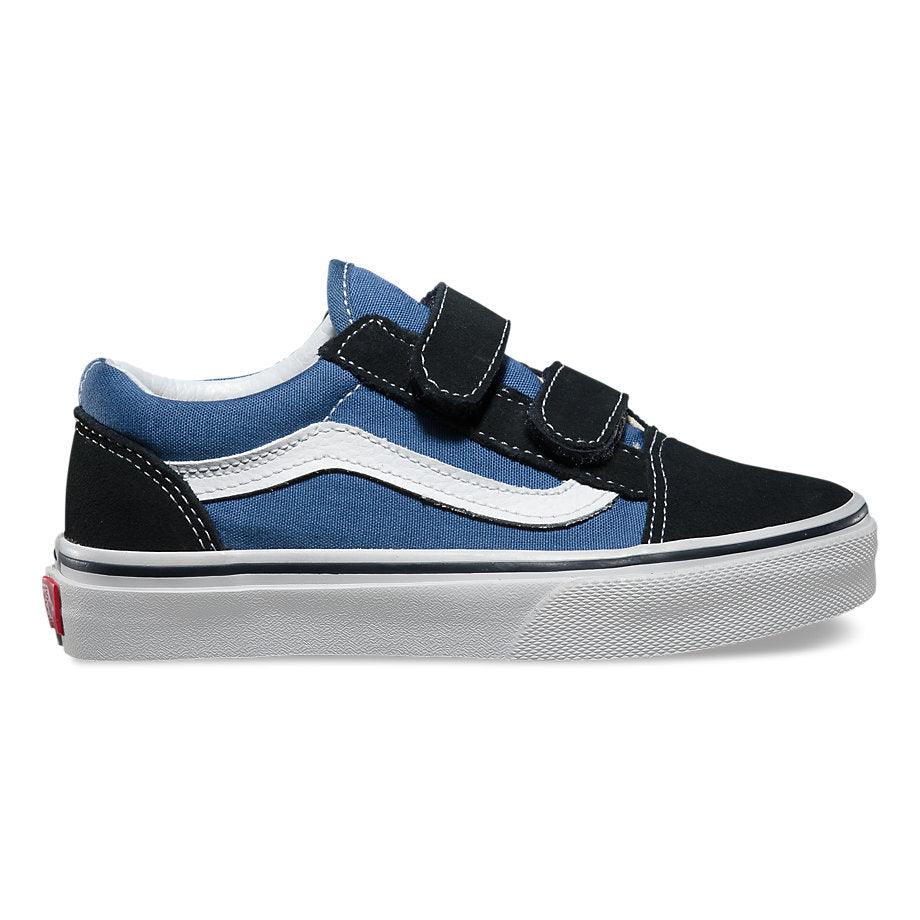 VANS Youth Old Skool V Navy/True White - Impact Skate