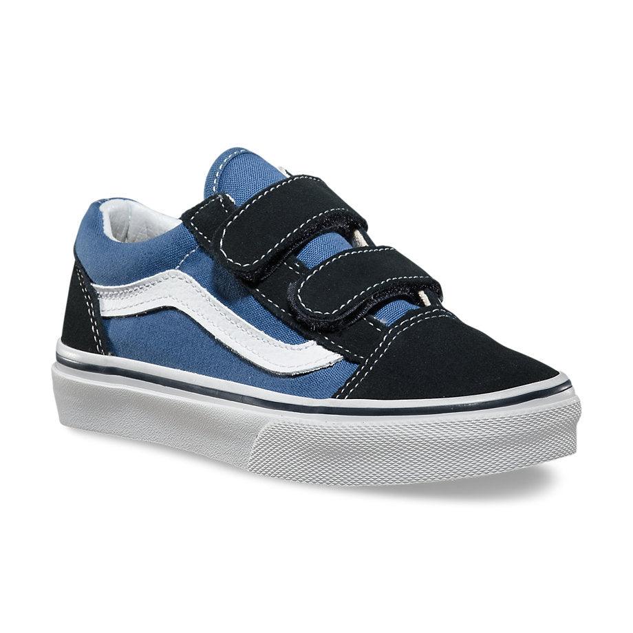 VANS Youth Old Skool V Navy/True White - Impact Skate