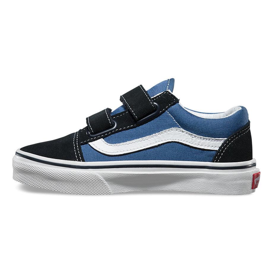 VANS Youth Old Skool V Navy/True White - Impact Skate