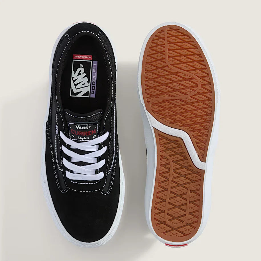 VANS Skate Curren Caples Gum Black/White Shoes