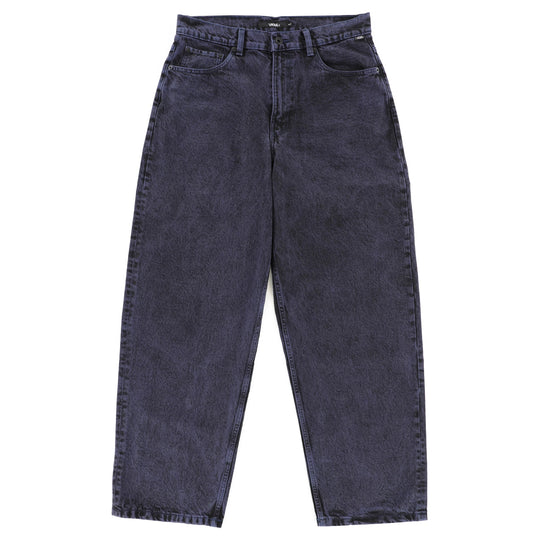 VANS Check-5 Acid Overdyed Baggy Denim Pants Deep Indigo