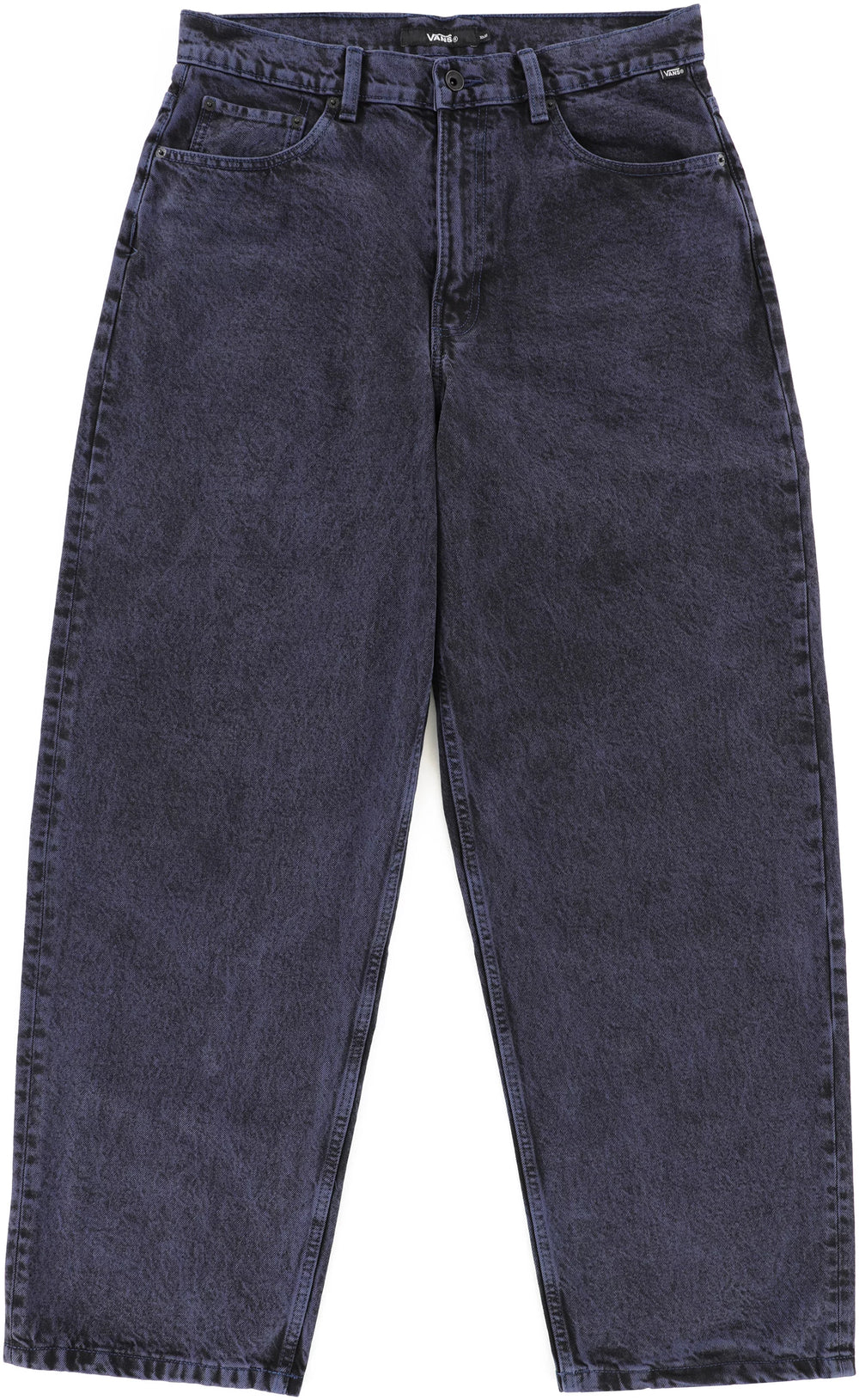 VANS Check-5 Acid Overdyed Baggy Denim Pants Deep Indigo