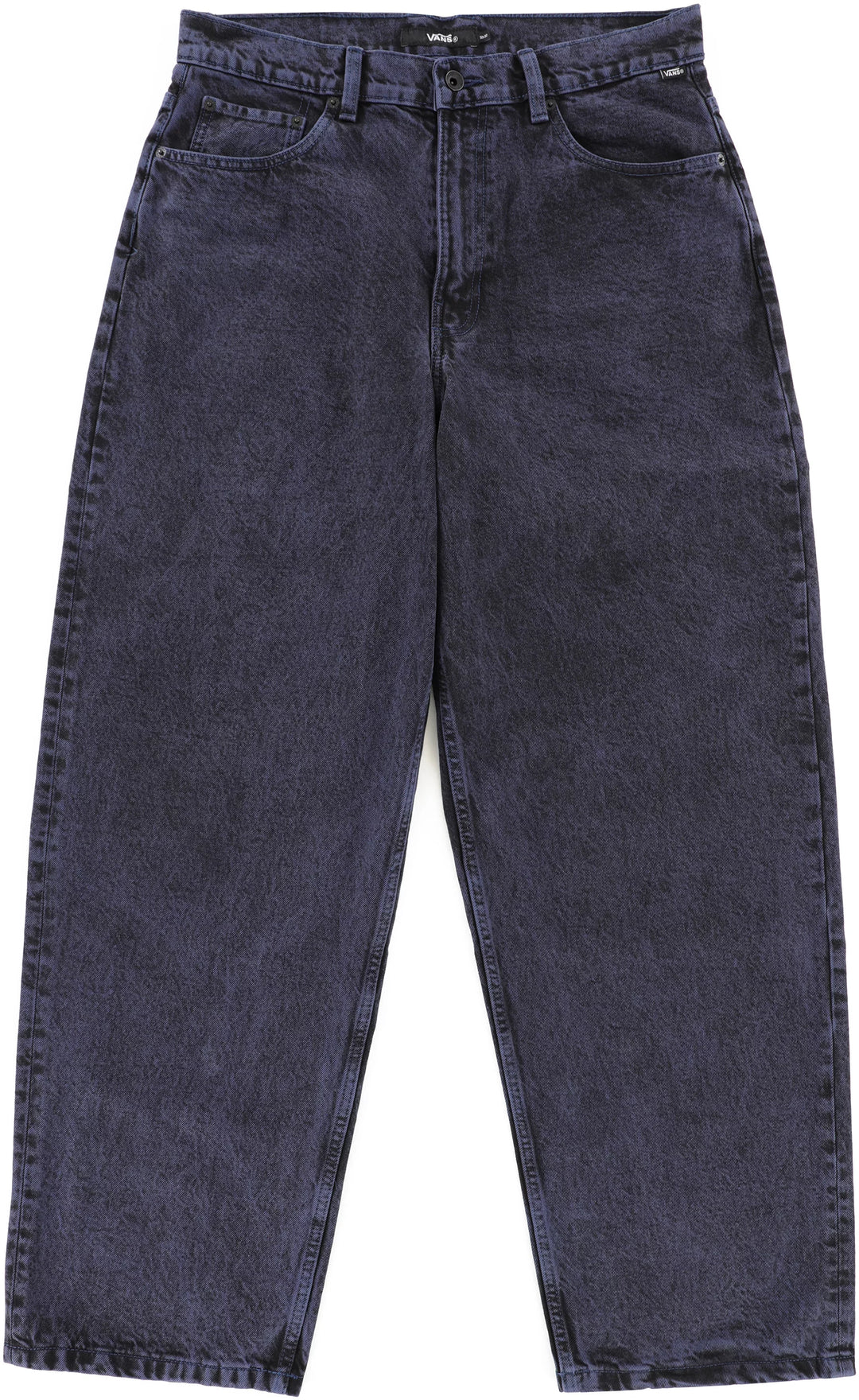 VANS Check-5 Acid Overdyed Baggy Denim Pants Deep Indigo