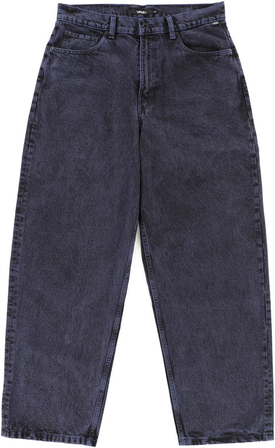 VANS Check-5 Acid Overdyed Baggy Denim Pants Deep Indigo