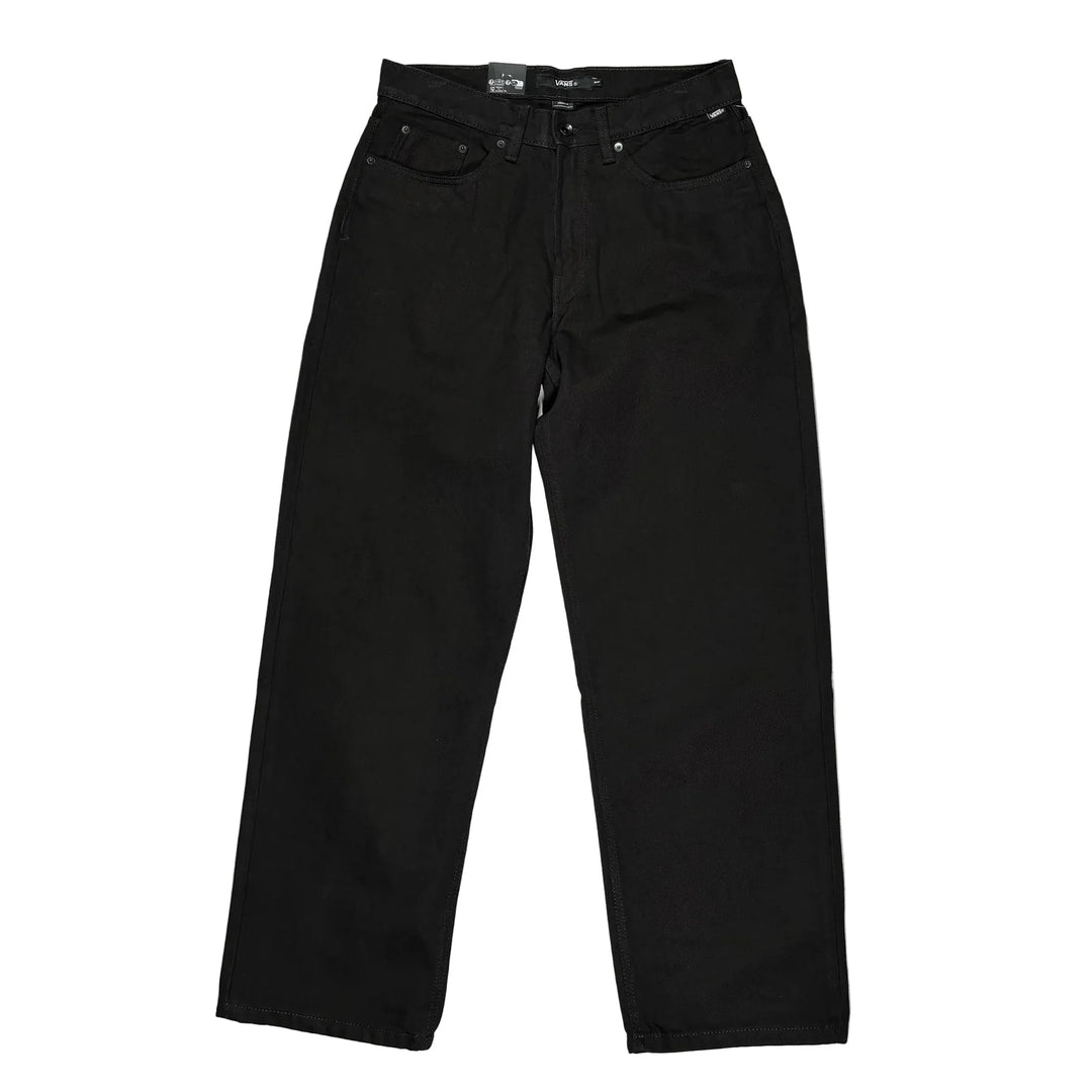 VANS Check-5 Loose Denim Pants Black Rinse