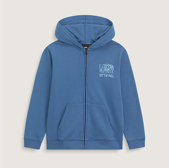 VANS Youth Rippled Zip Hoodie True Navy