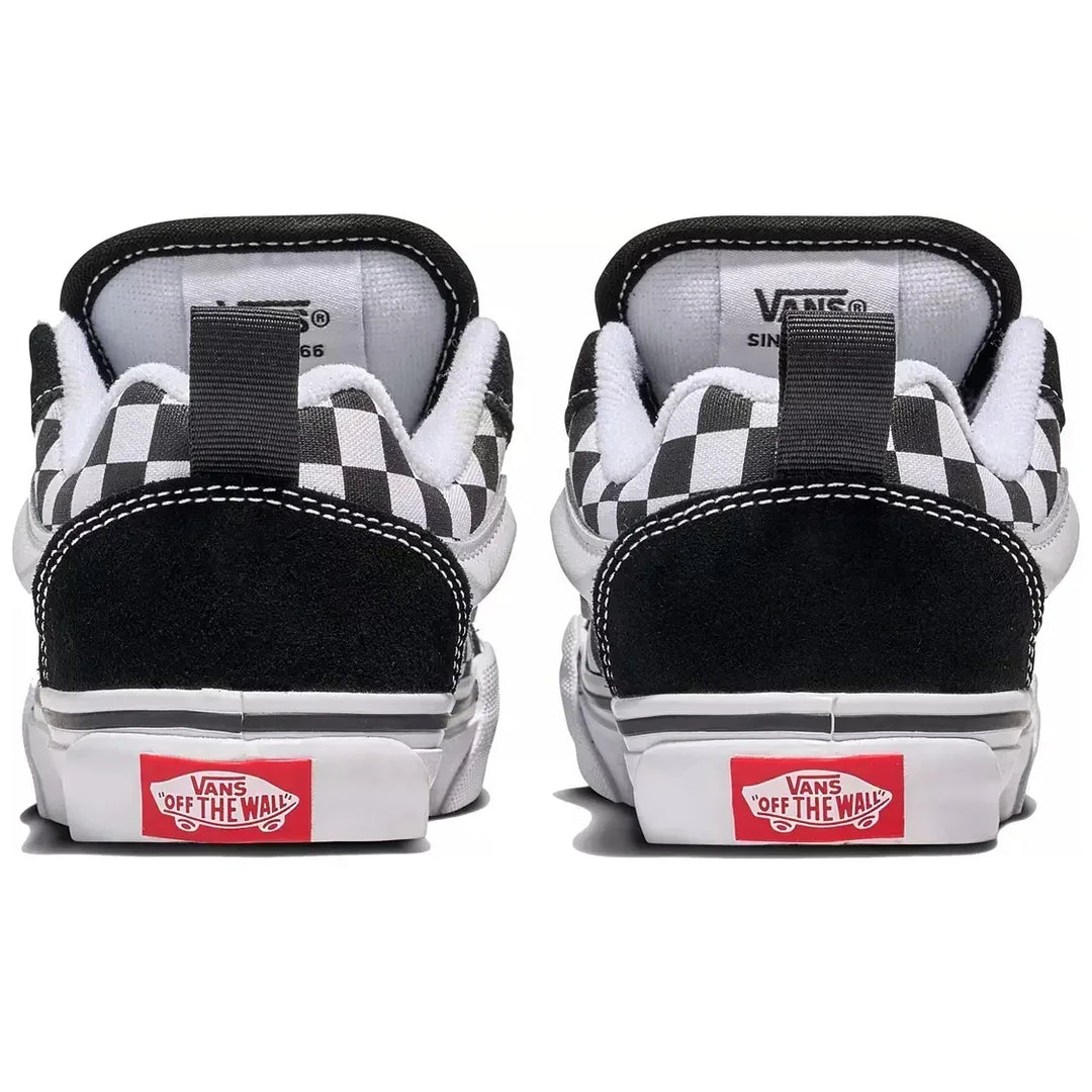 VANS Youth Knu Skool Checkerboard Black/True White Shoes