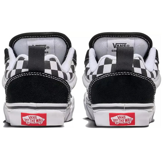 VANS Youth Knu Skool Checkerboard Black/True White Shoes