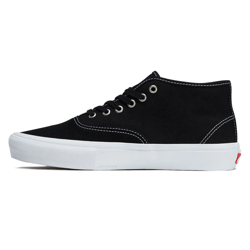 VANS Skate Authentic Mid Black/White Shoes