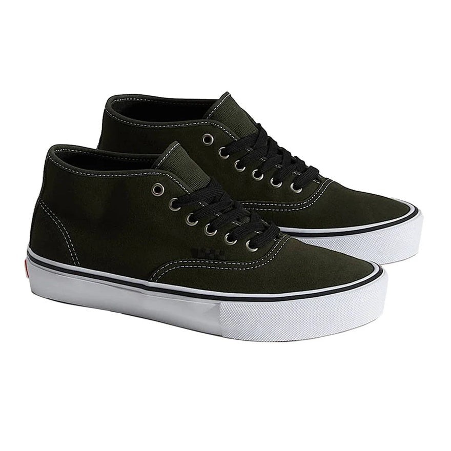 VANS Skate Authentic Mid Obsidian Fern Shoes