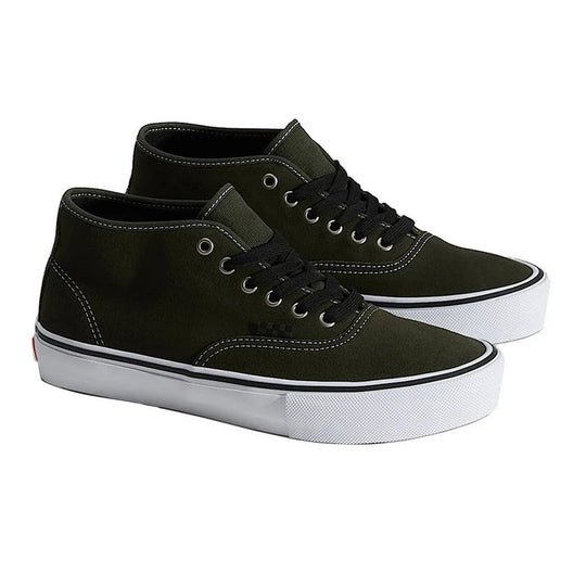 VANS Skate Authentic Mid Obsidian Fern Shoes