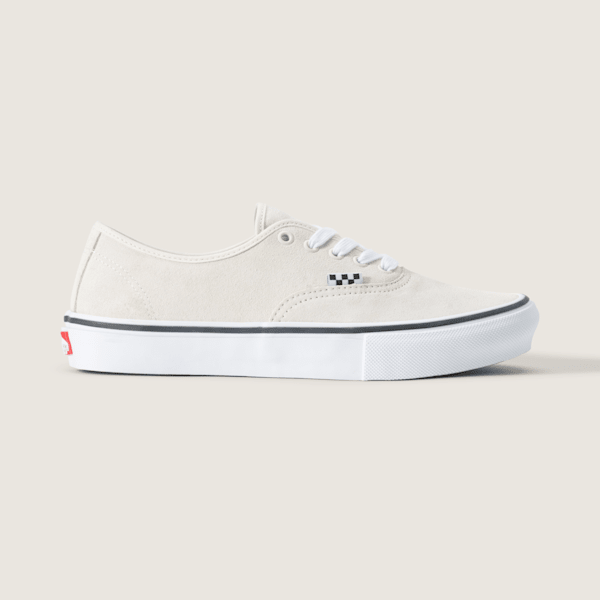 VANS Skate Authentic White/Gunmetal Shoes