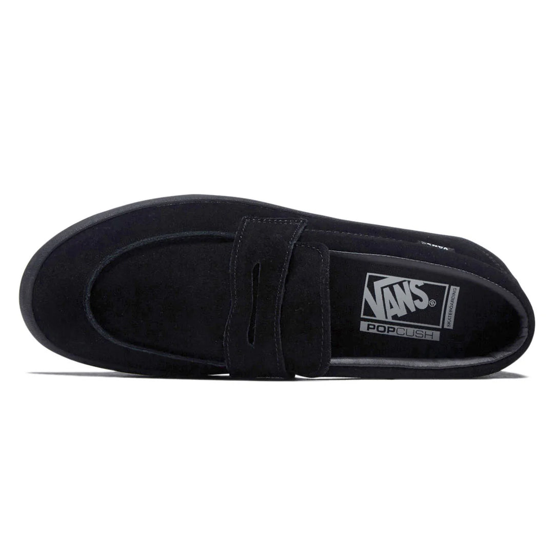 VANS Skate Loafer Suede Black/Black Shoes