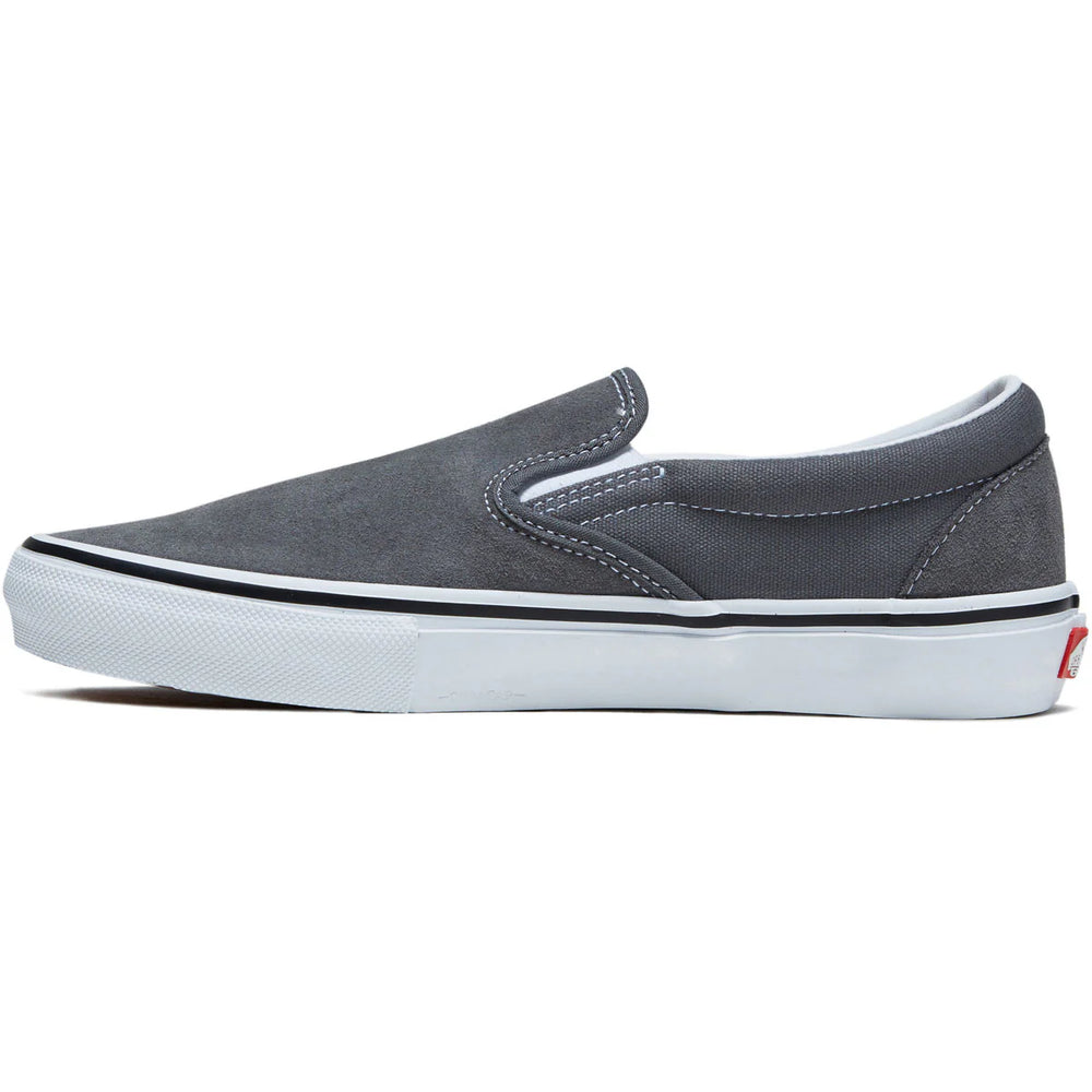 VANS Skate Slip-On Pewter/White