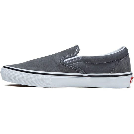 VANS Skate Slip-On Pewter/White Shoes