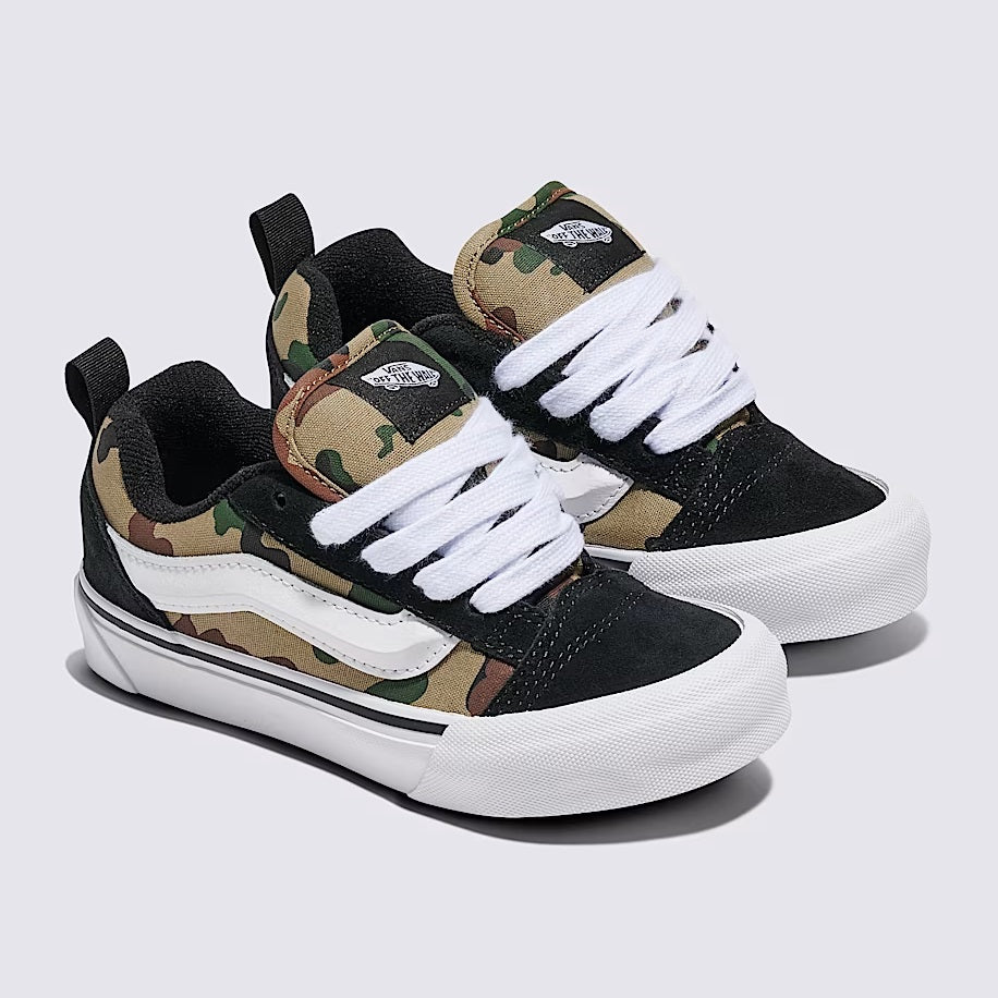 VANS Youth Knu Skool Camo Black/Green