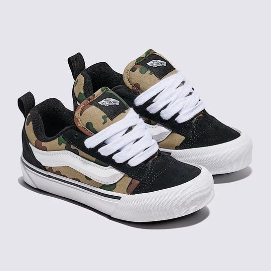 VANS Youth Knu Skool Camo Black/Green