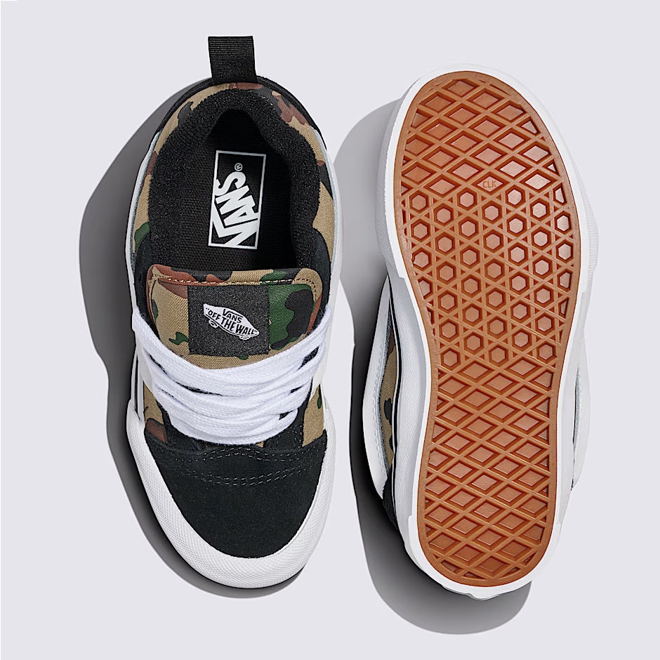 VANS Youth Knu Skool Camo Black/Green