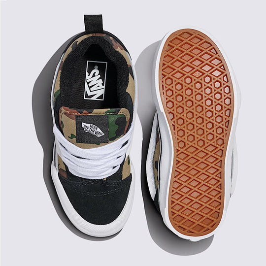 VANS Youth Knu Skool Camo Black/Green