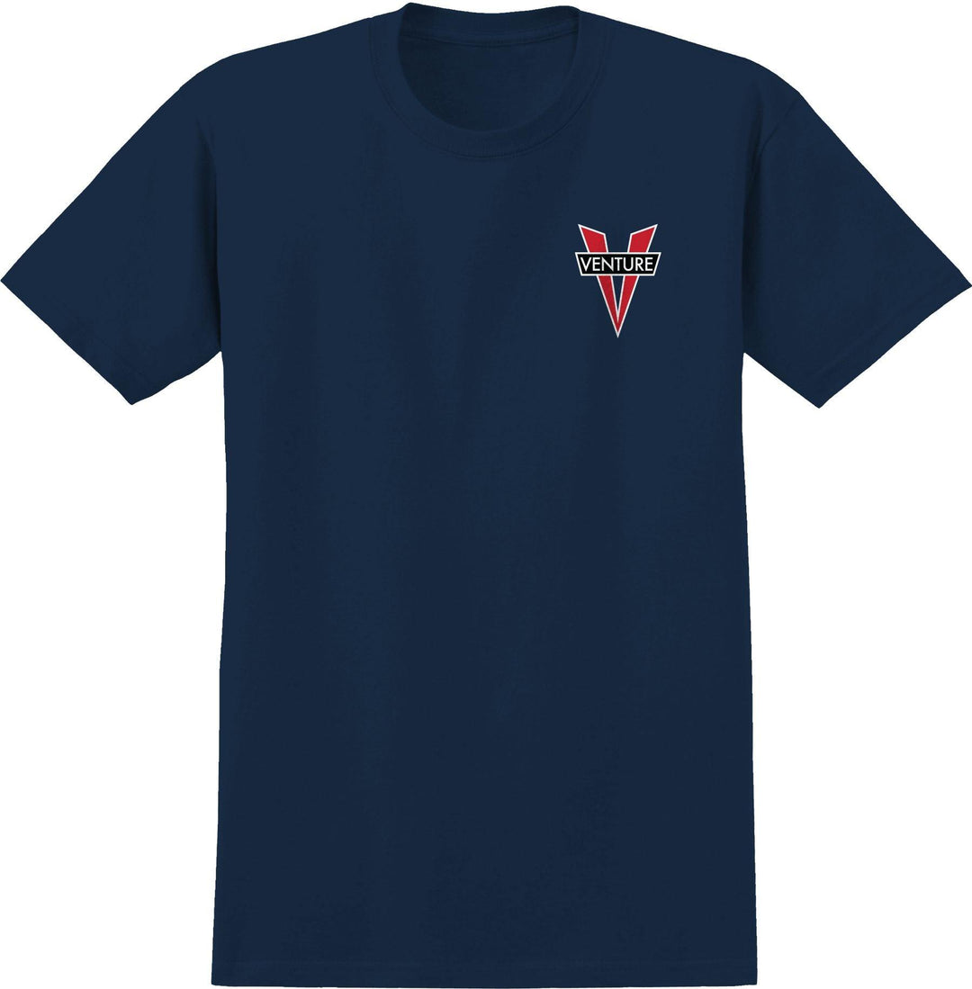 VENTURE Heritage Tee Navy - Impact Skate