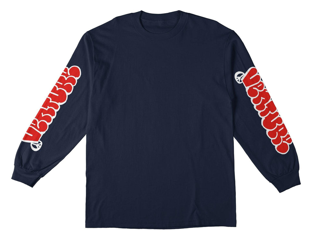 VENTURE Throw Longsleeve Navy/Red/White - Impact Skate